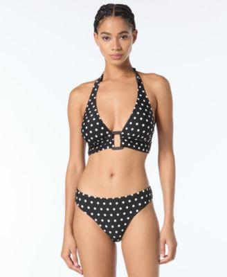 michael michael kors womens halter top high leg bottoms