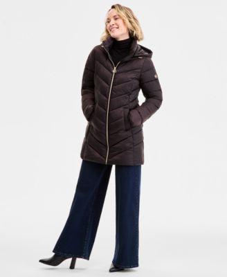 michael michael kors womens hooded packable puffer coat exclusively at macys p xss xxl