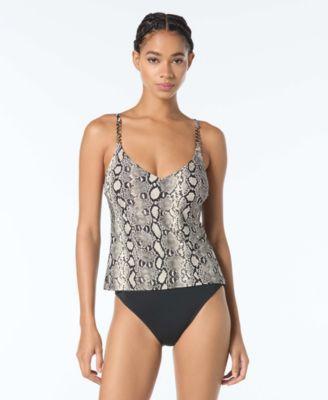michael michael kors womens v neck tankini top bottoms