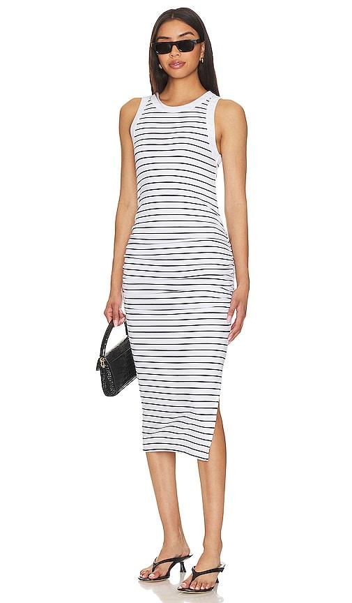 michael stars wren dress in white.
