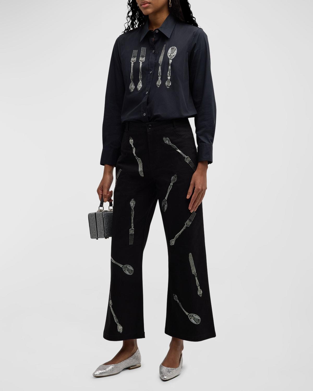 michelin star embellished new classic shirt