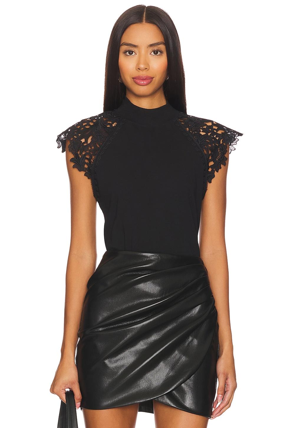 michelle lace combo top