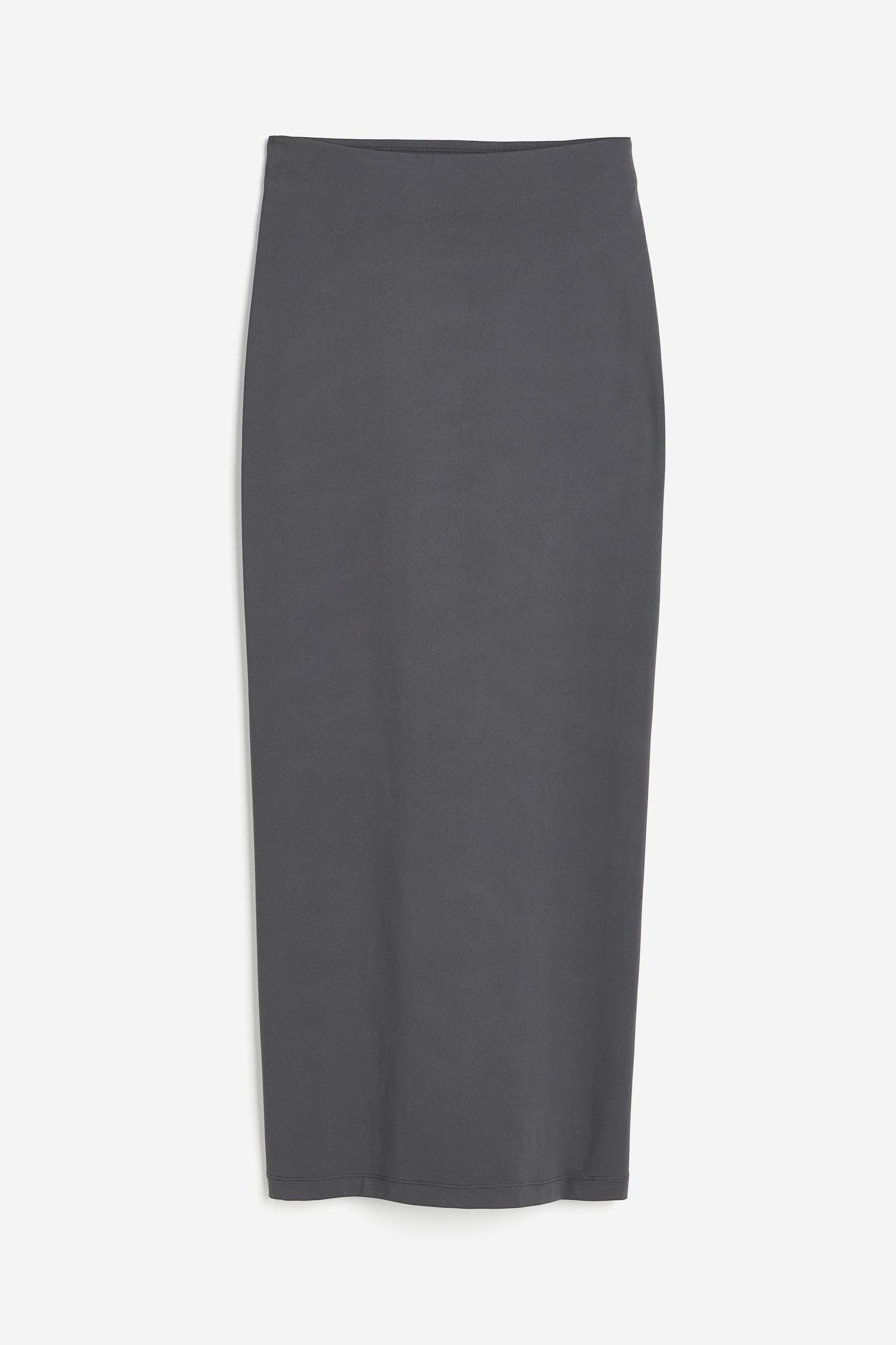 microfiber maxi skirt