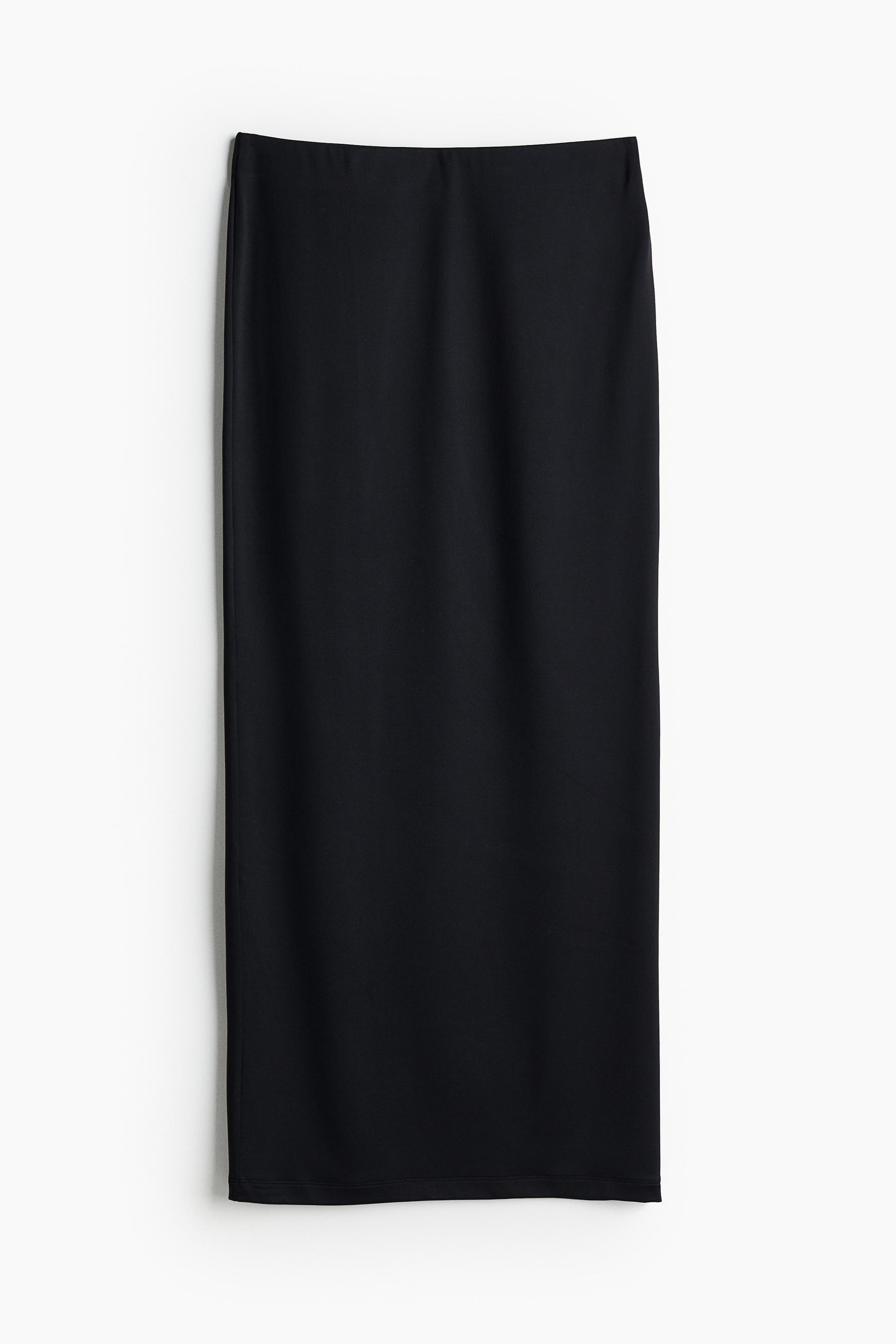 microfiber maxi skirt