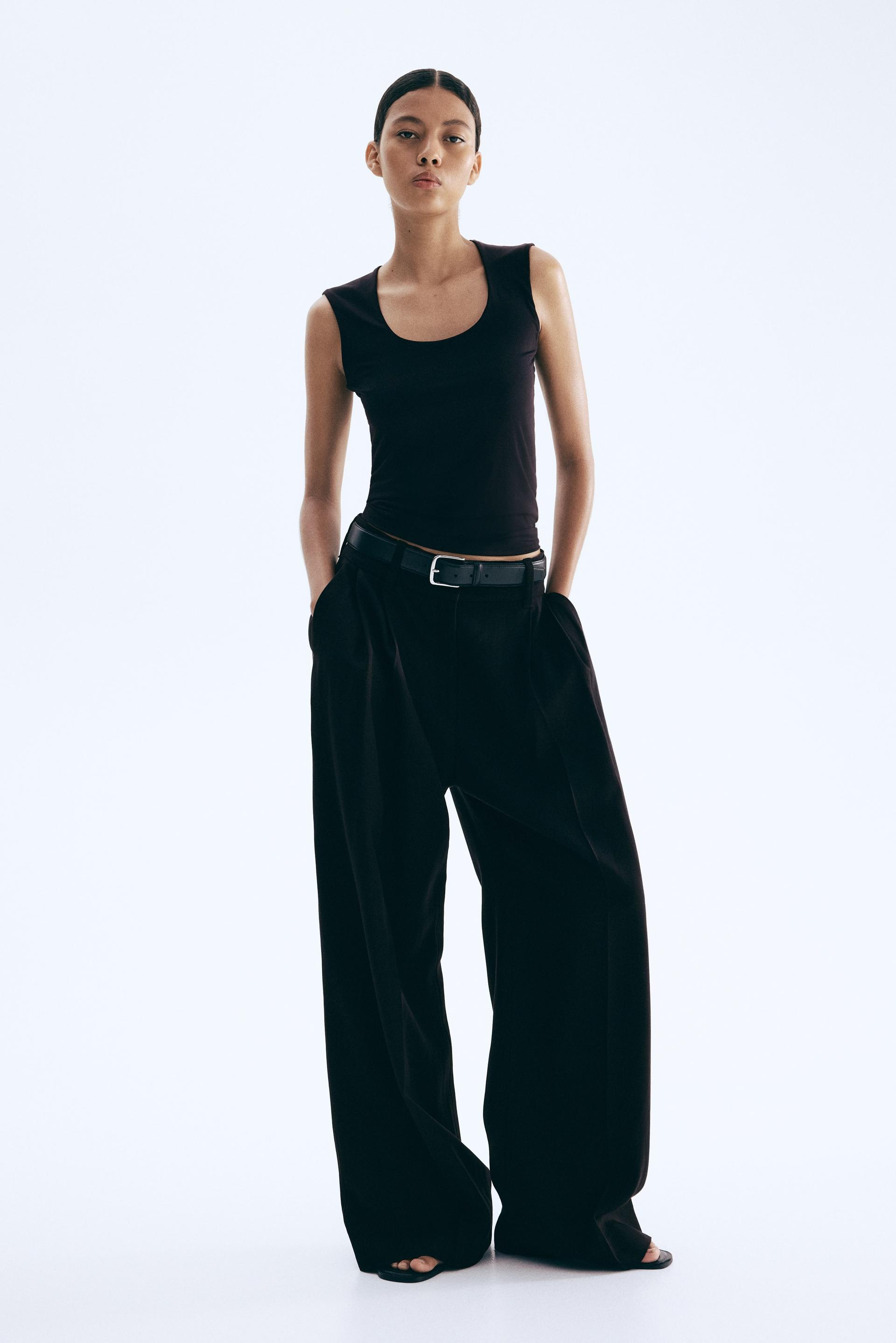 microfiber sleeveless top