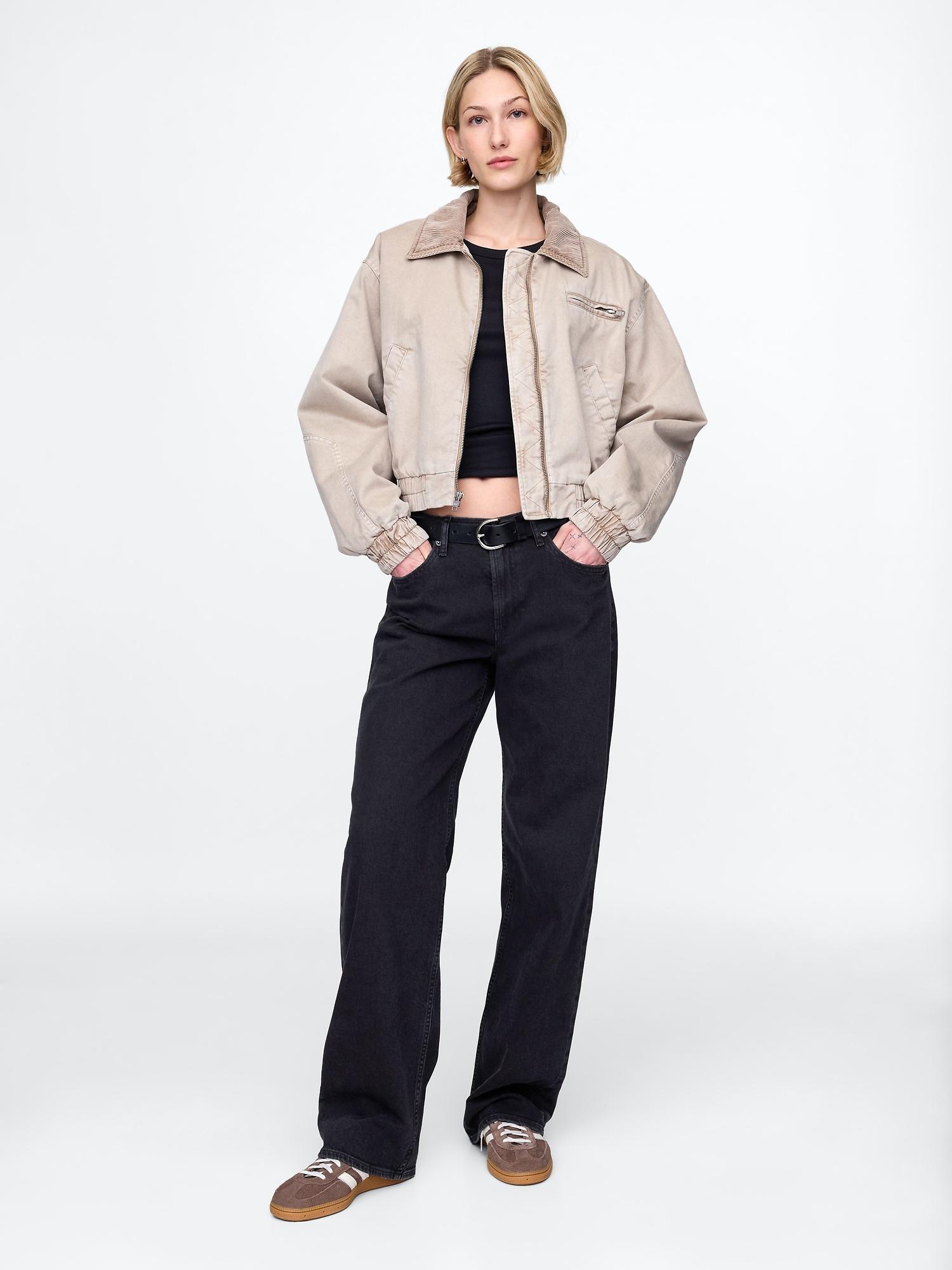 mid rise '90s loose jeans