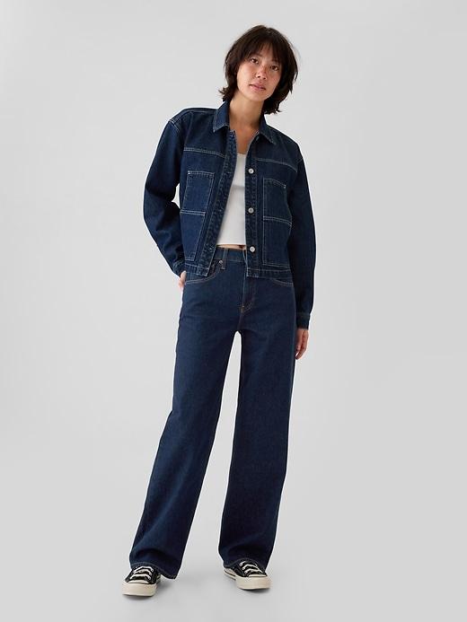 mid rise '90s loose jeans