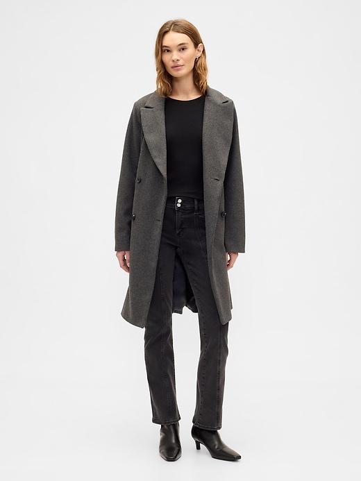 mid rise baby boot jeans