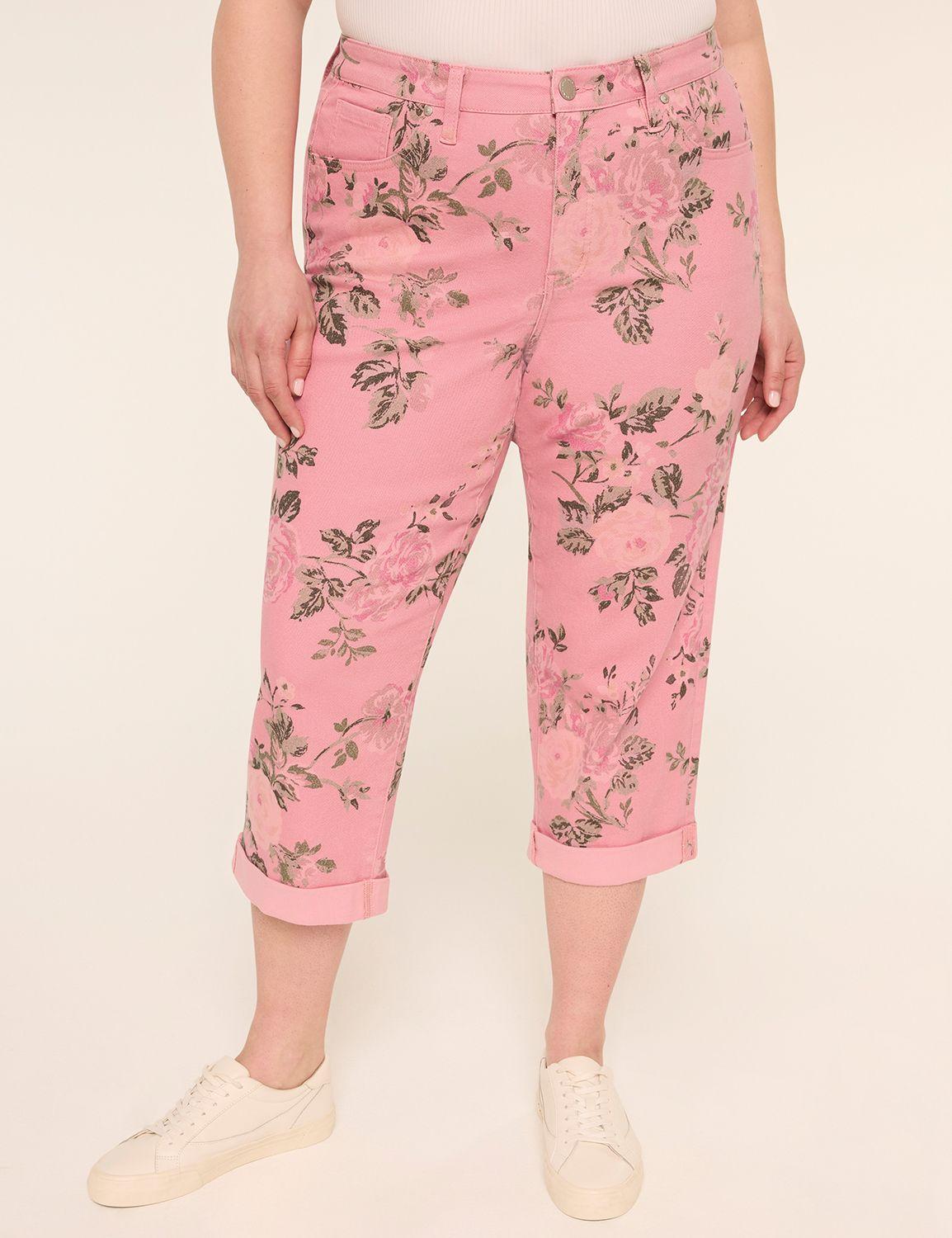 mid-rise boyfriend capri