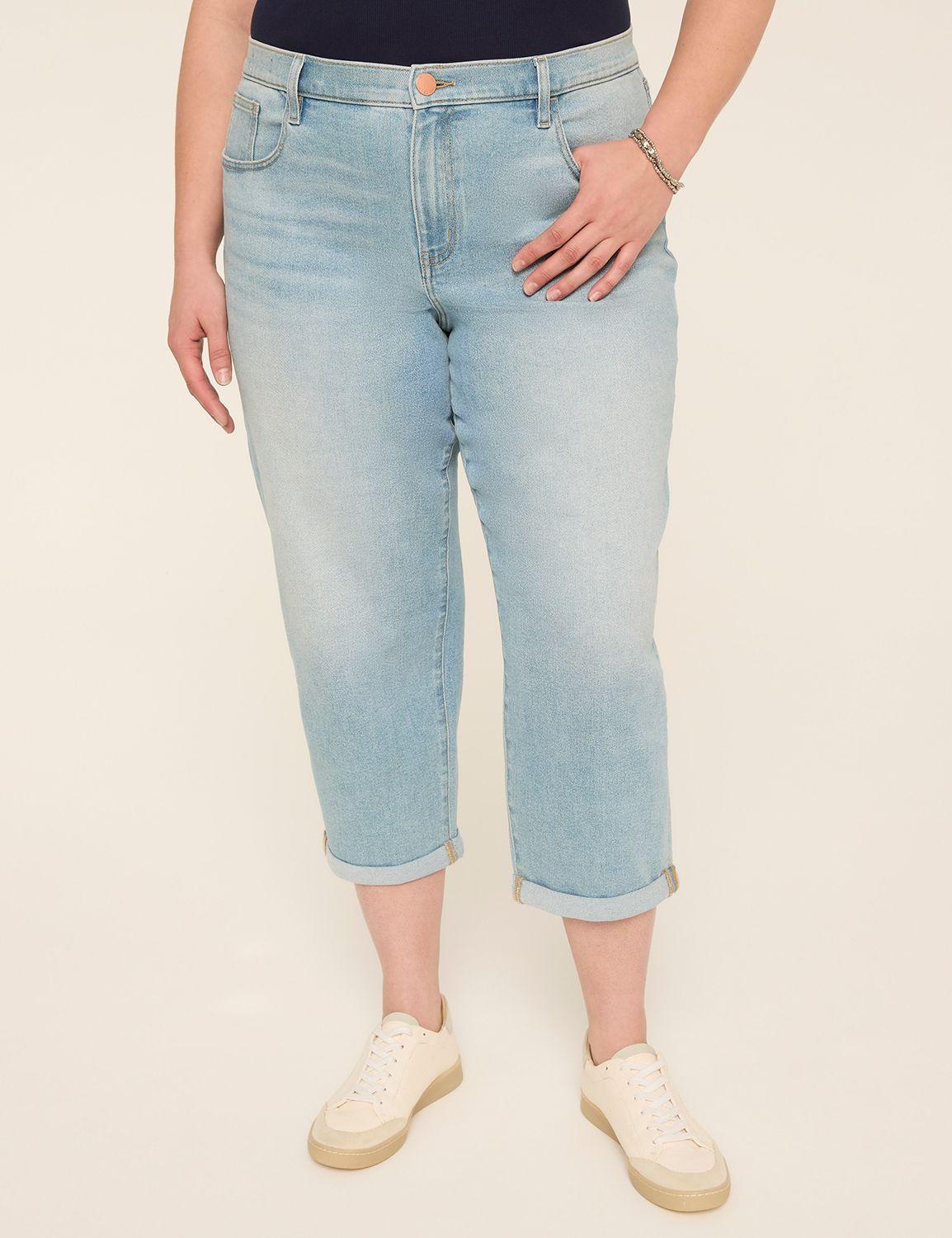 mid-rise boyfriend capri