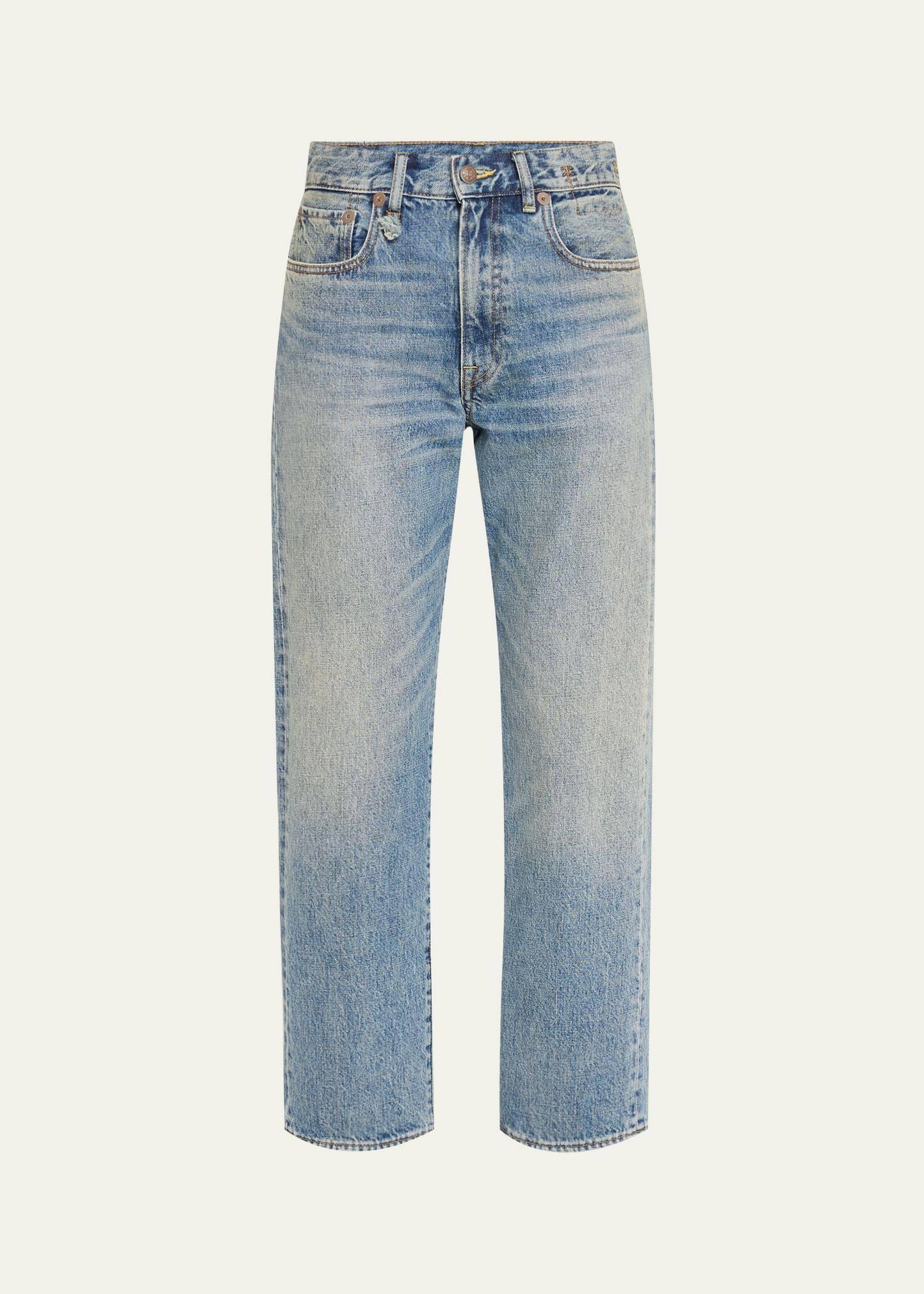 mid-rise boyfriend jeans