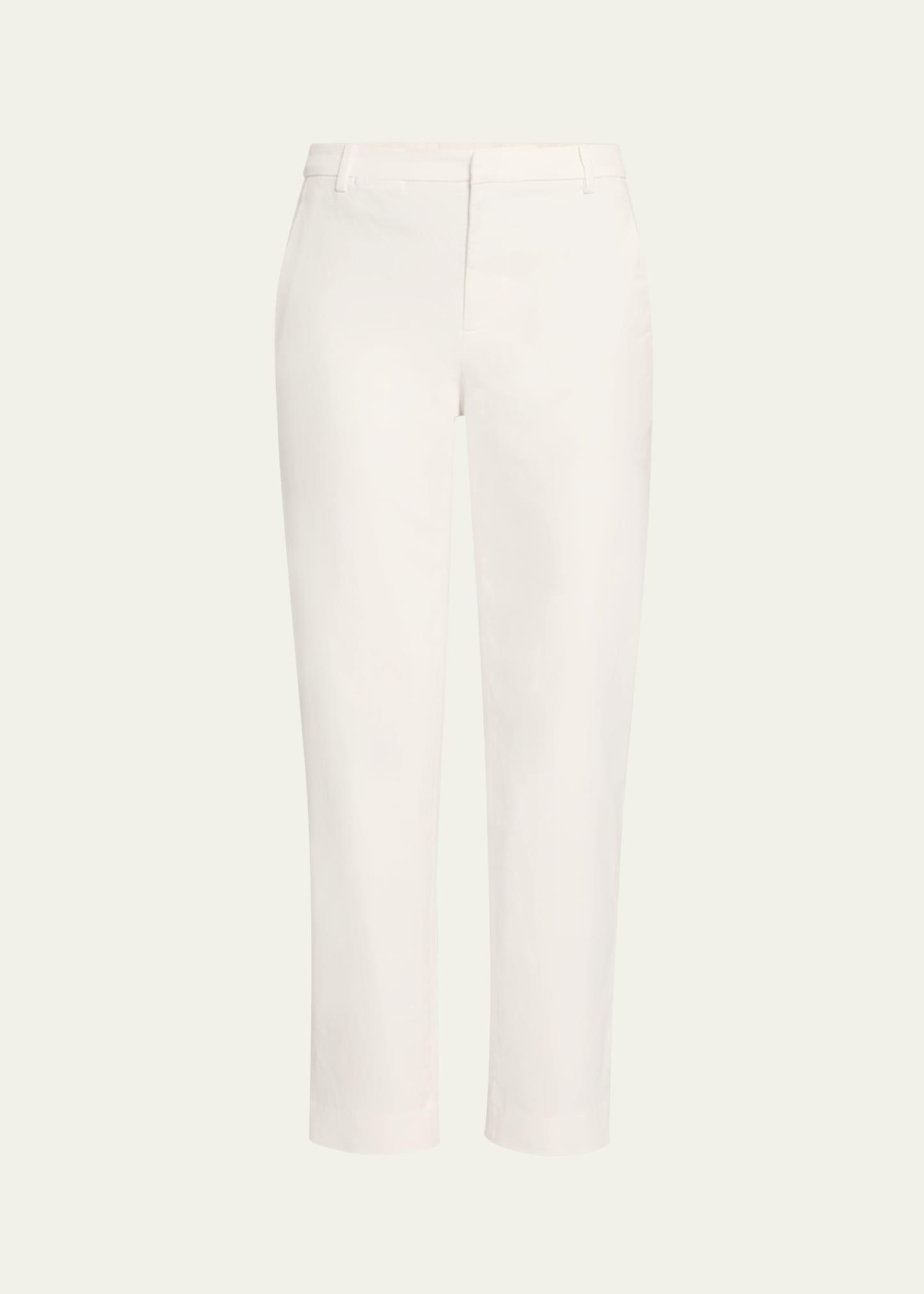 mid-rise chino pants