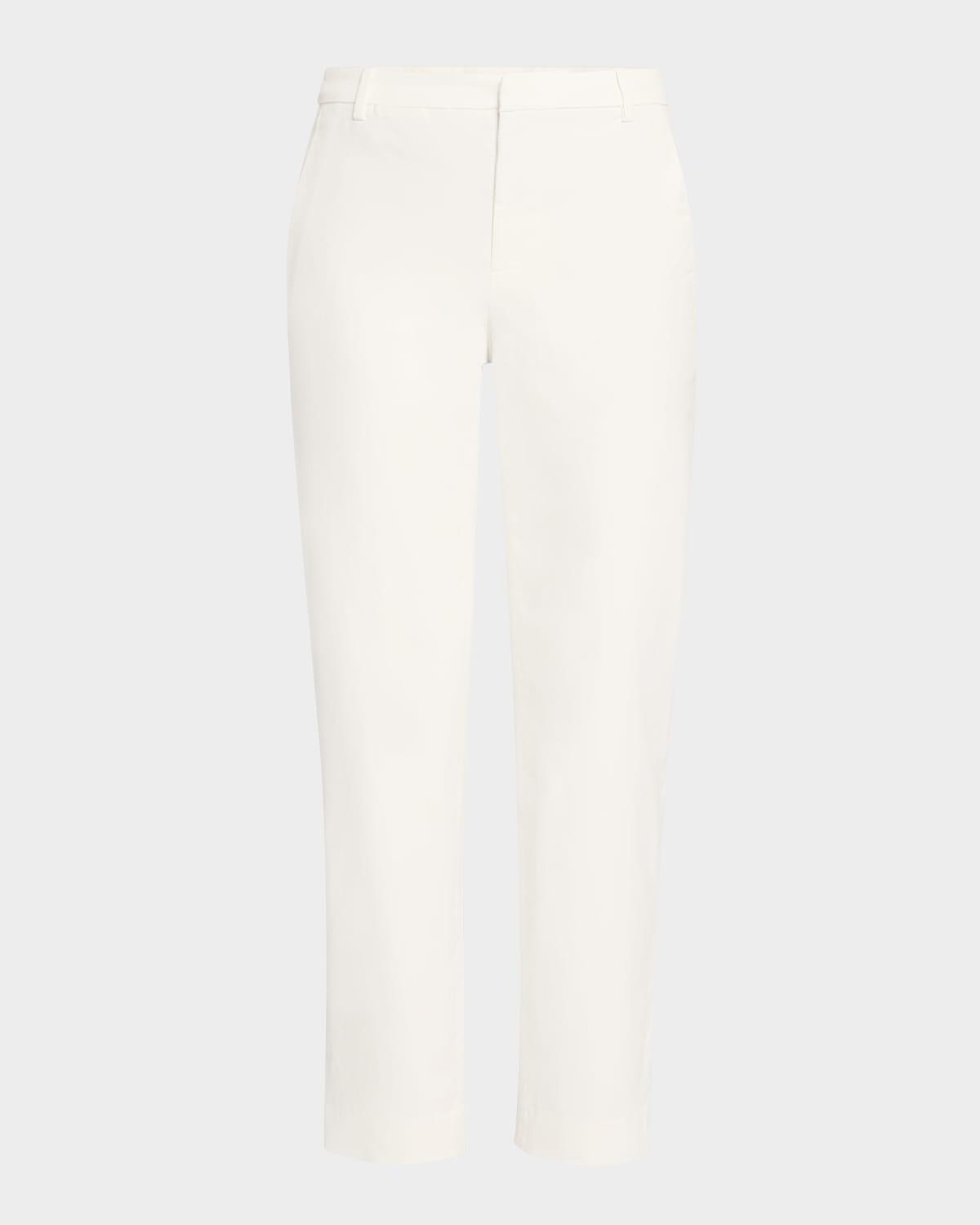 mid-rise chino pants