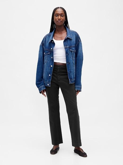 mid rise downtown khakis