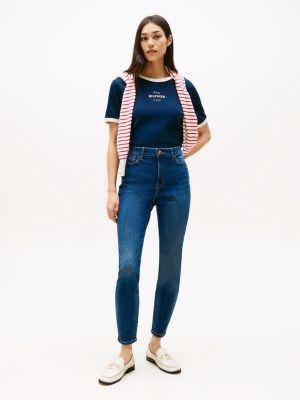 mid-rise skinny fit jean