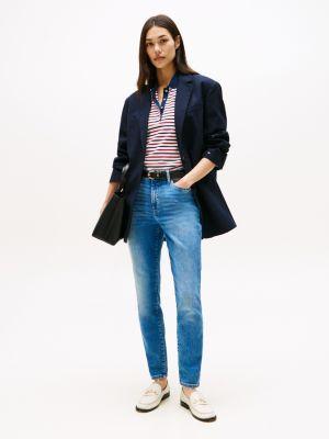 mid-rise skinny fit jean
