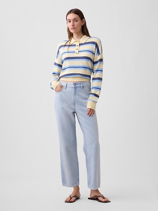 mid rise supersoft relaxed straight crop jeans