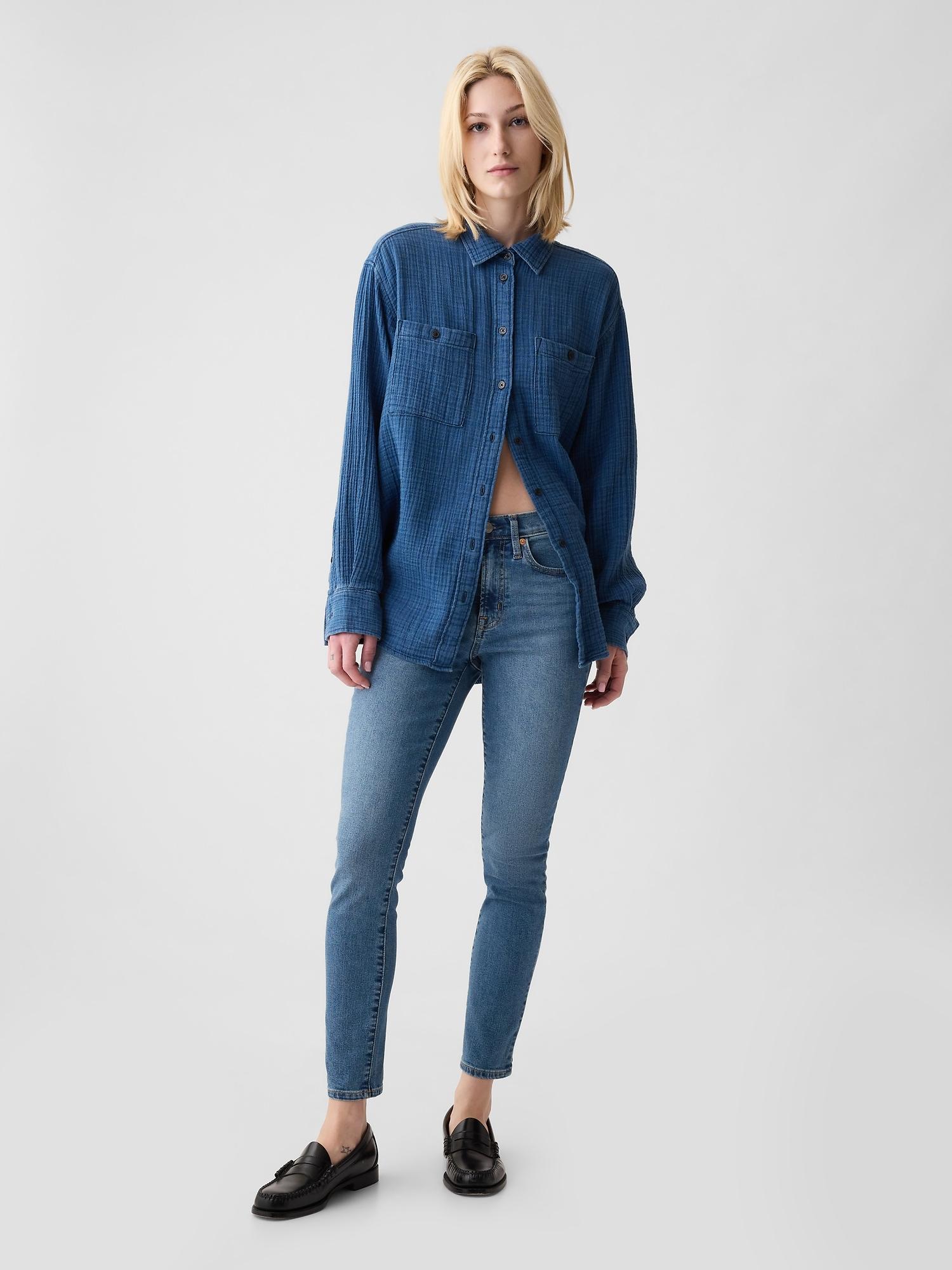 mid rise true skinny jeans