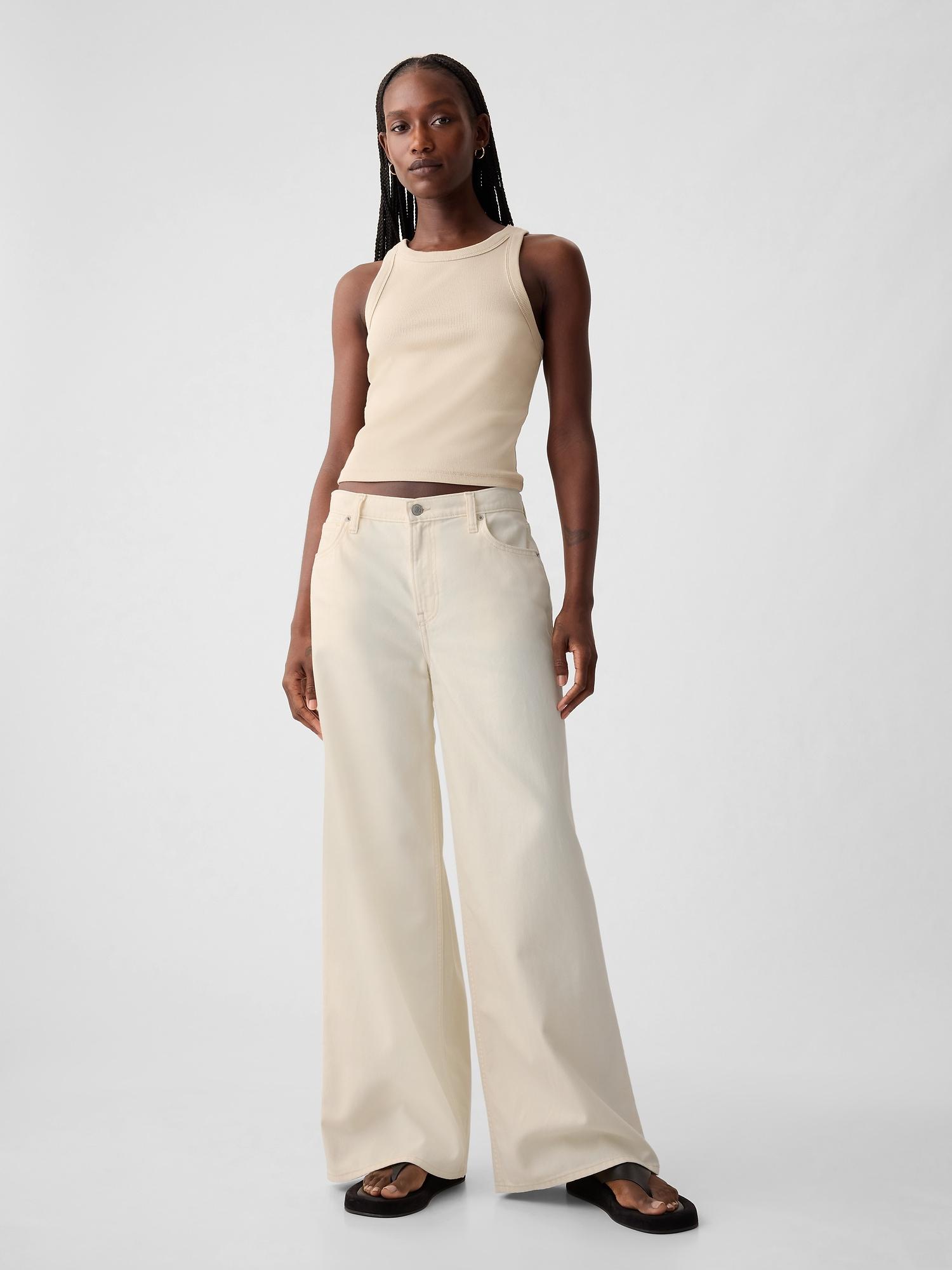 mid rise ultrasoft baggy jeans