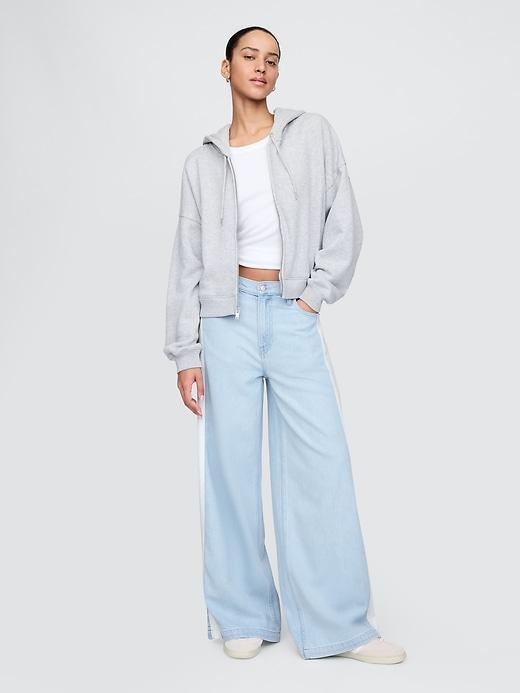 mid rise ultrasoft baggy jeans