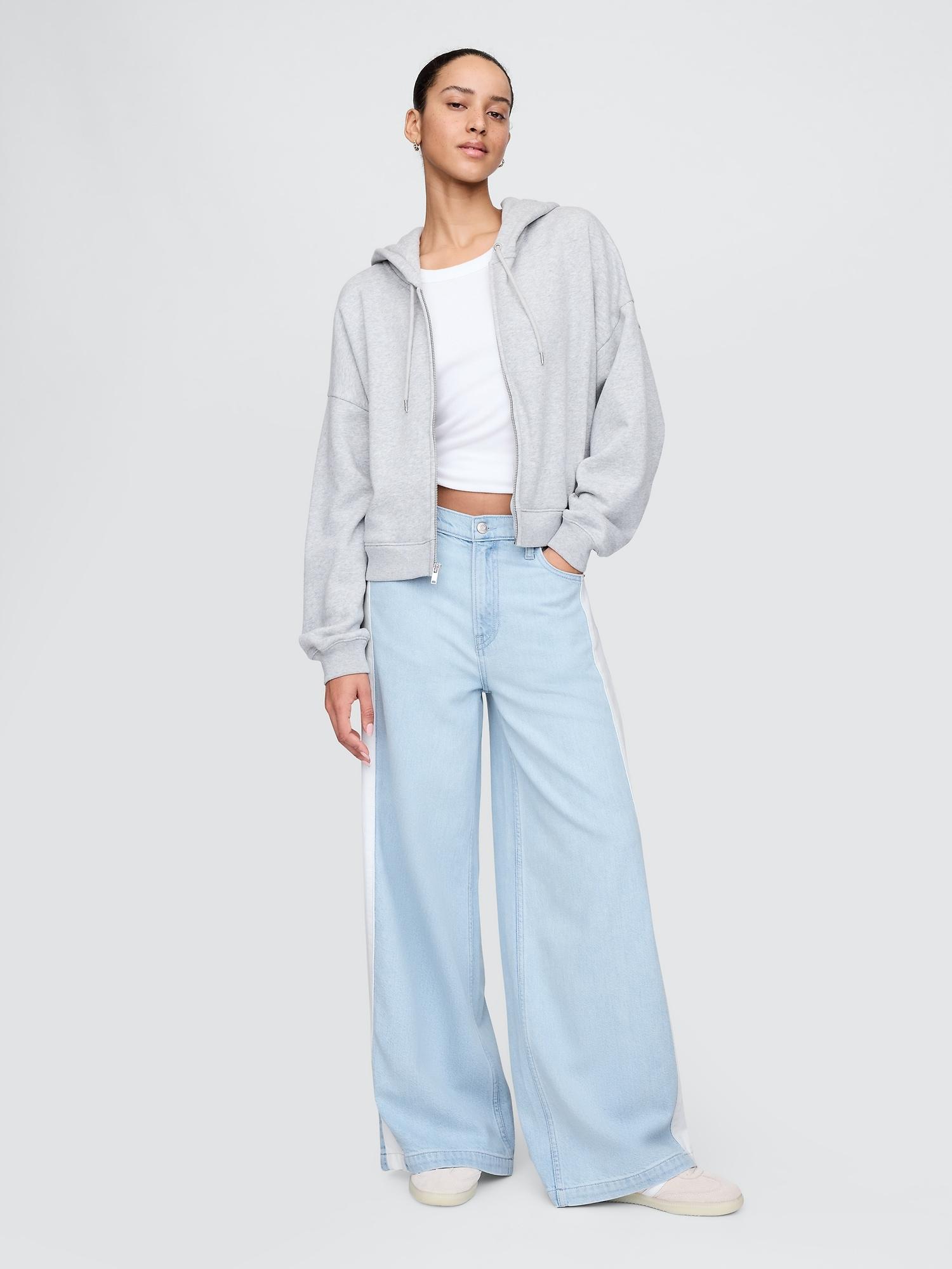 mid rise ultrasoft baggy jeans