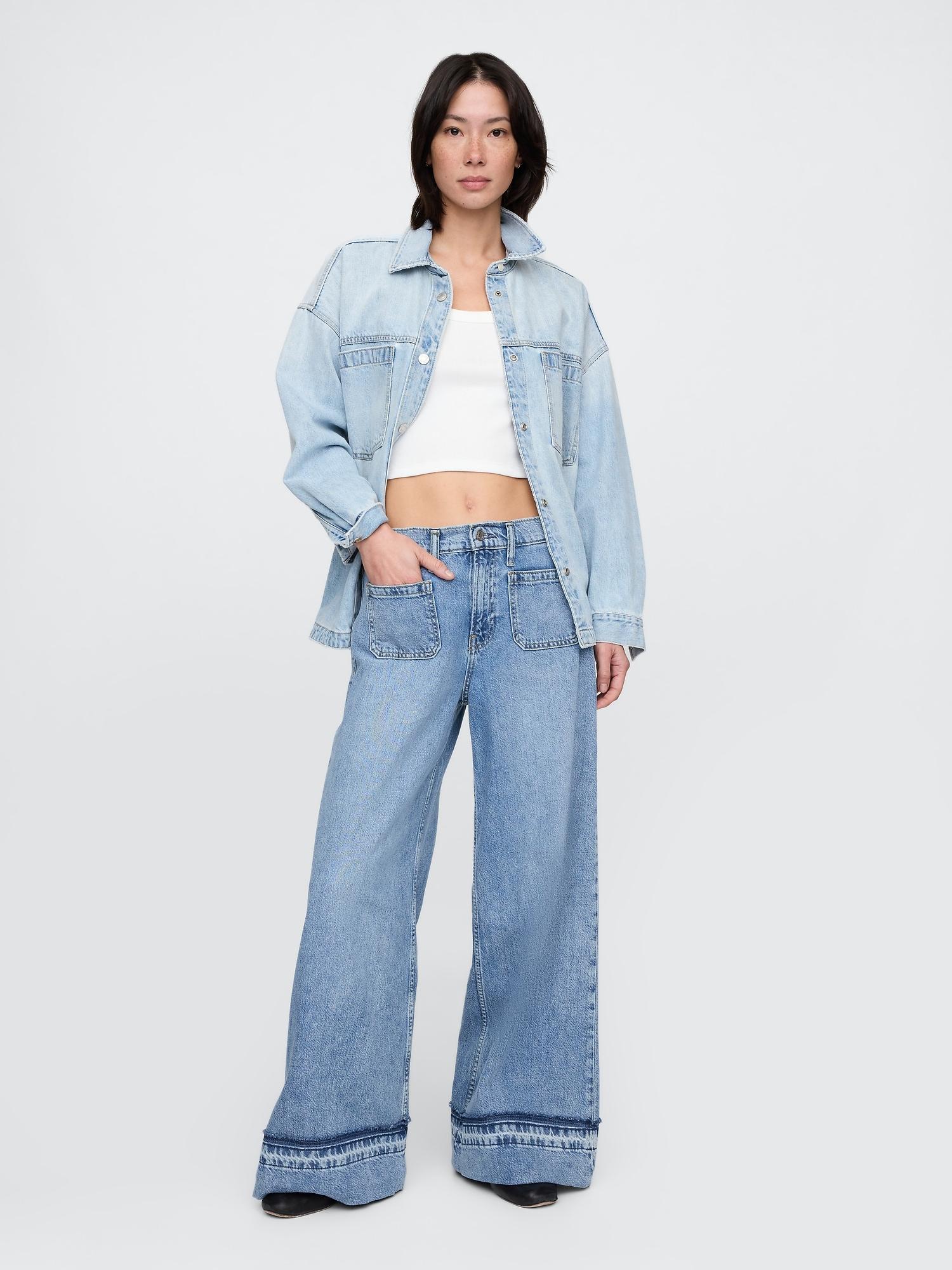 mid rise ultrasoft baggy jeans