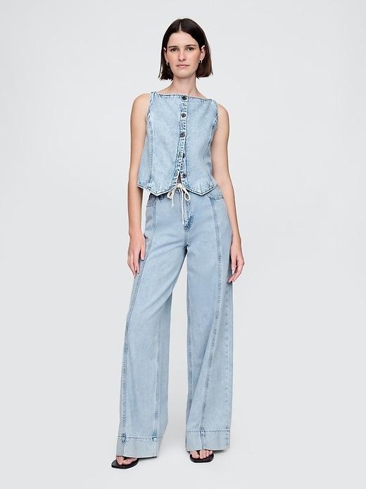 mid rise ultrasoft baggy jeans