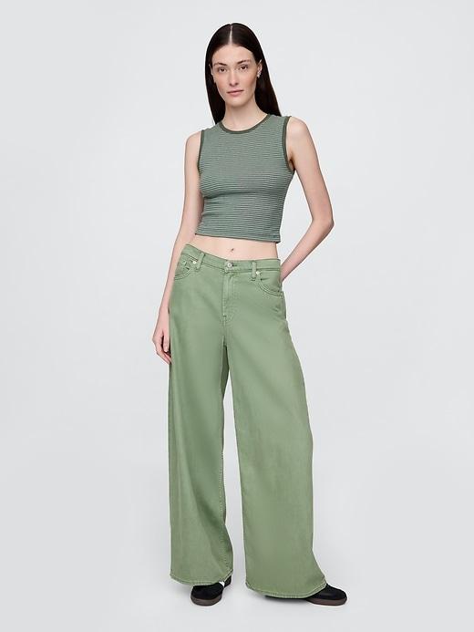 mid rise ultrasoft baggy jeans