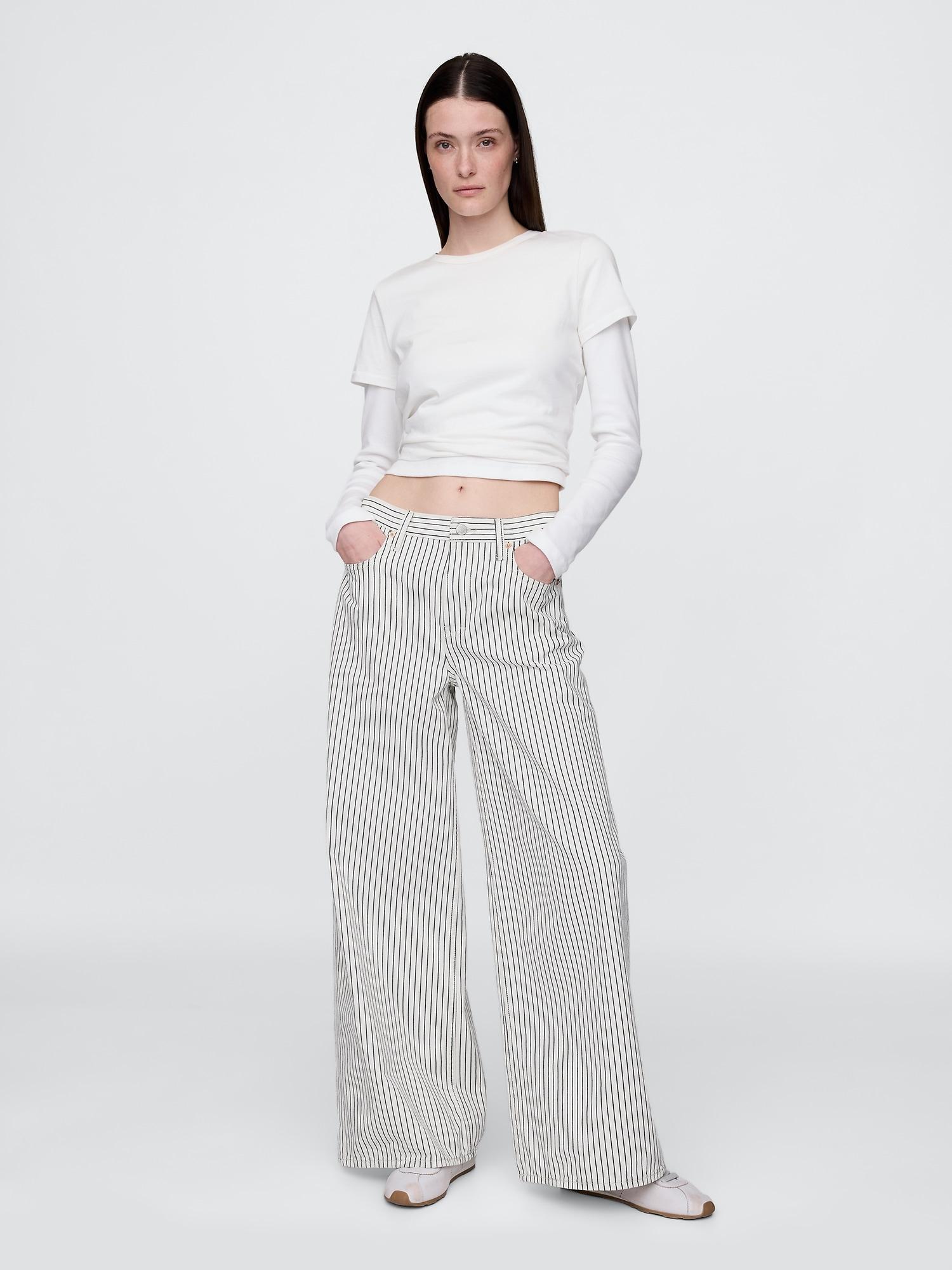mid rise ultrasoft baggy jeans