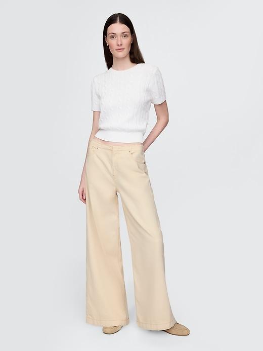 mid rise ultrasoft baggy jeans