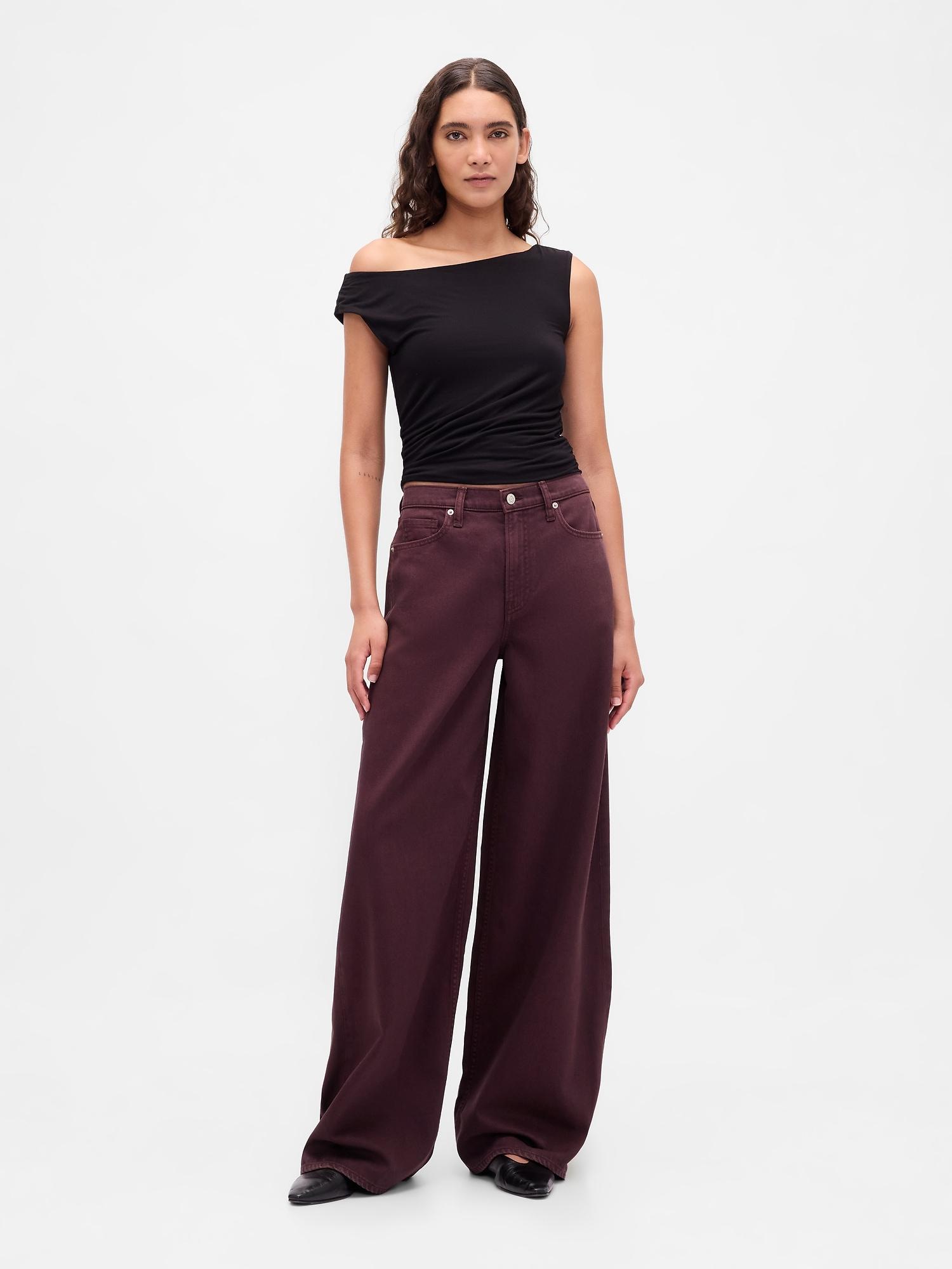 mid rise ultrasoft baggy jeans