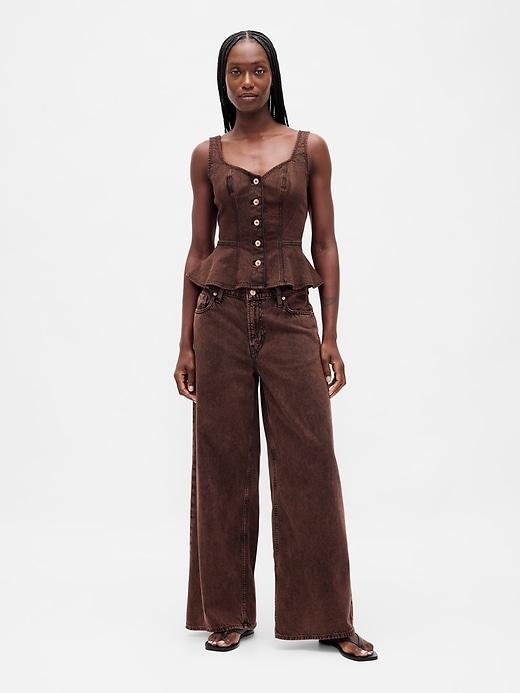 mid rise ultrasoft baggy jeans