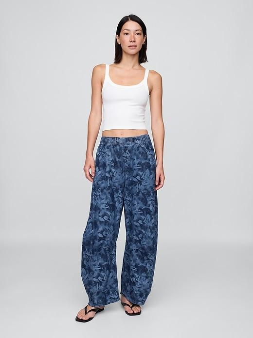 mid rise ultrasoft easy horseshoe jeans