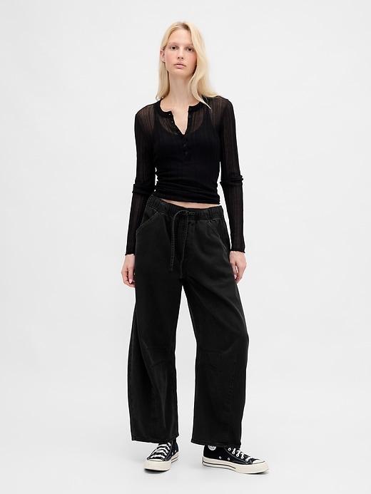 mid rise ultrasoft easy horseshoe jeans