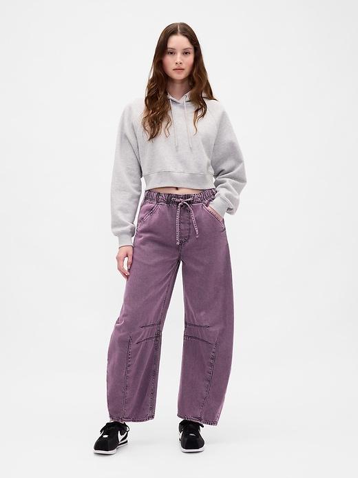 mid rise ultrasoft easy horseshoe jeans