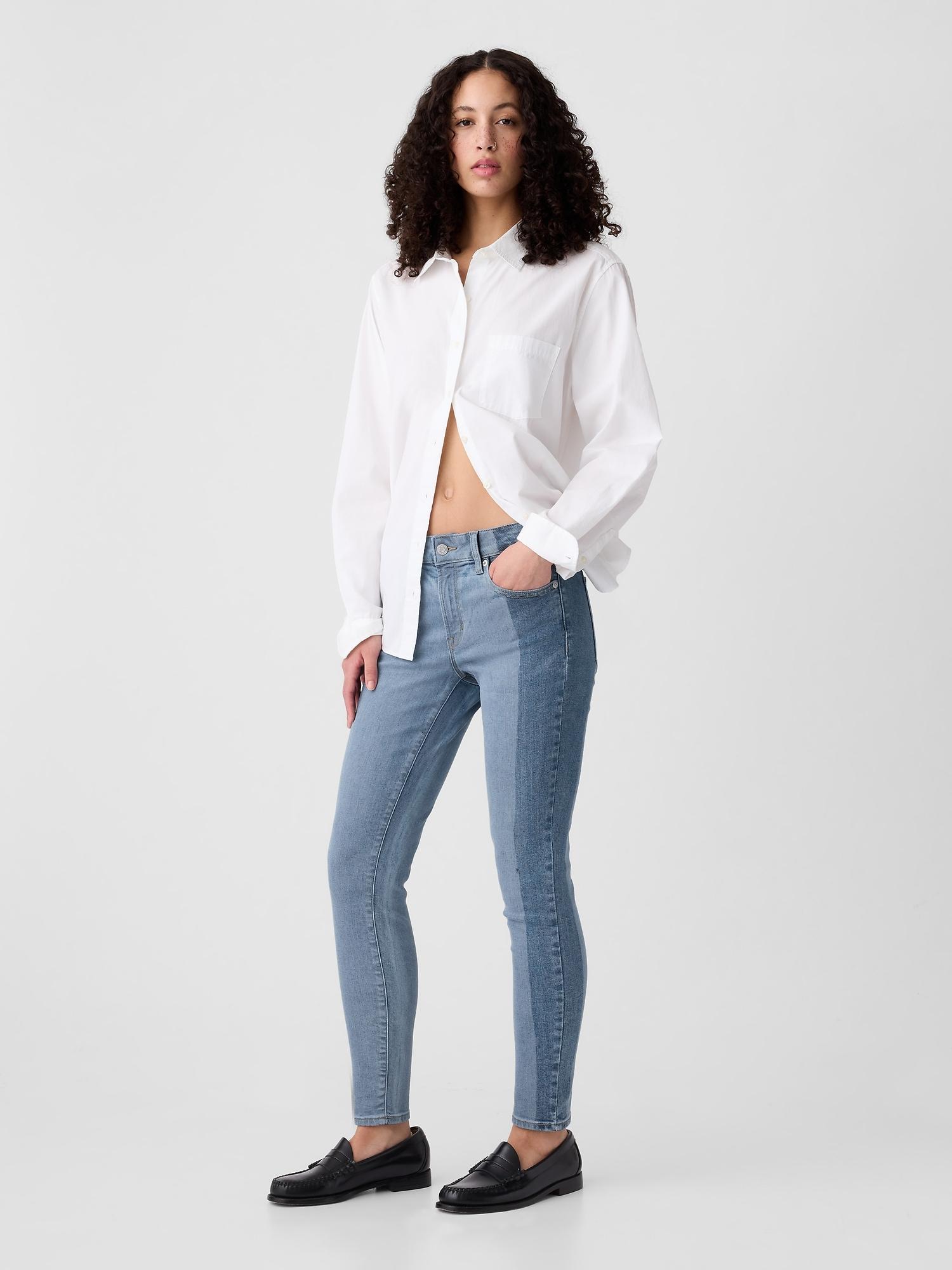 mid rise universal skinny jeans