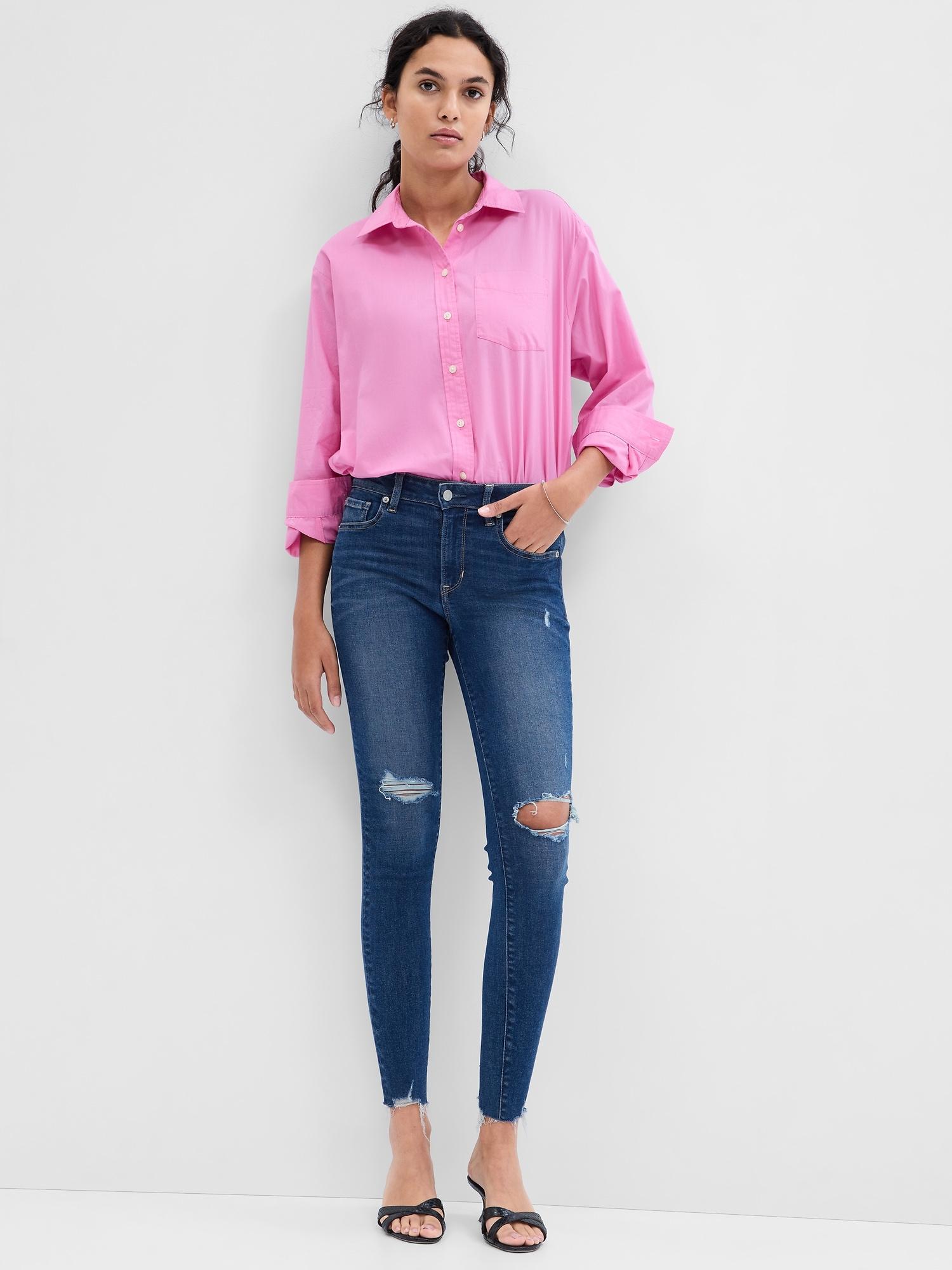 mid rise universal skinny jeans