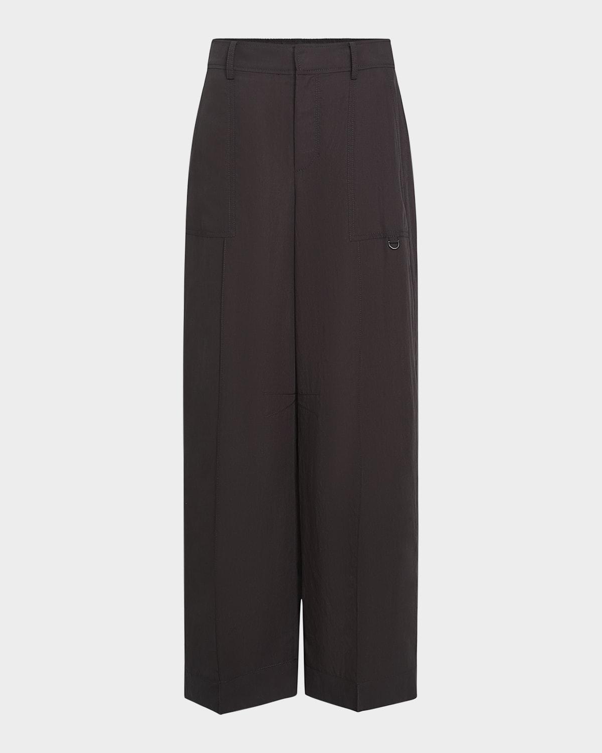 mid-rise utility pants