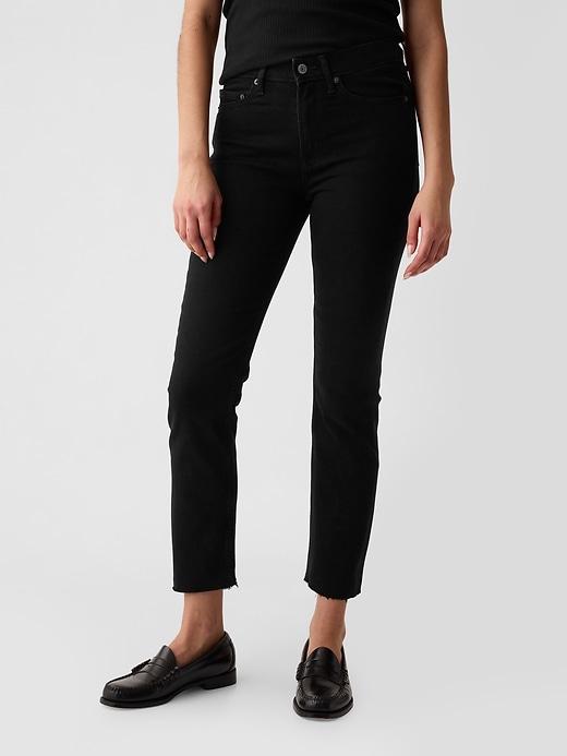 mid rise vintage slim jeans
