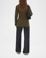 mid-rise wide-leg jeans