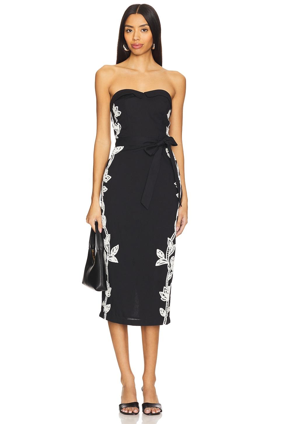 midi dress with tie up belt