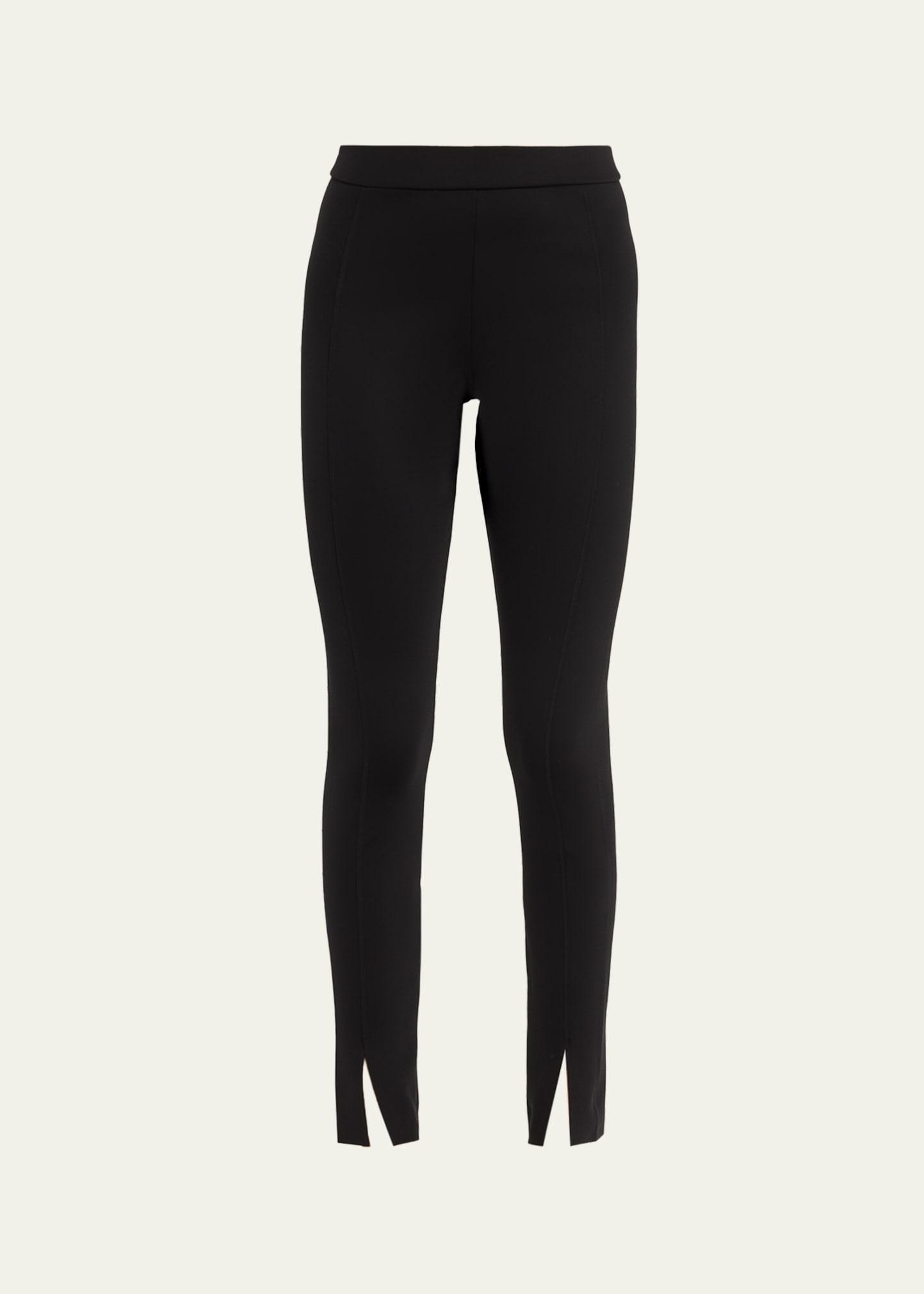 midnight grace front-slit jersey leggings