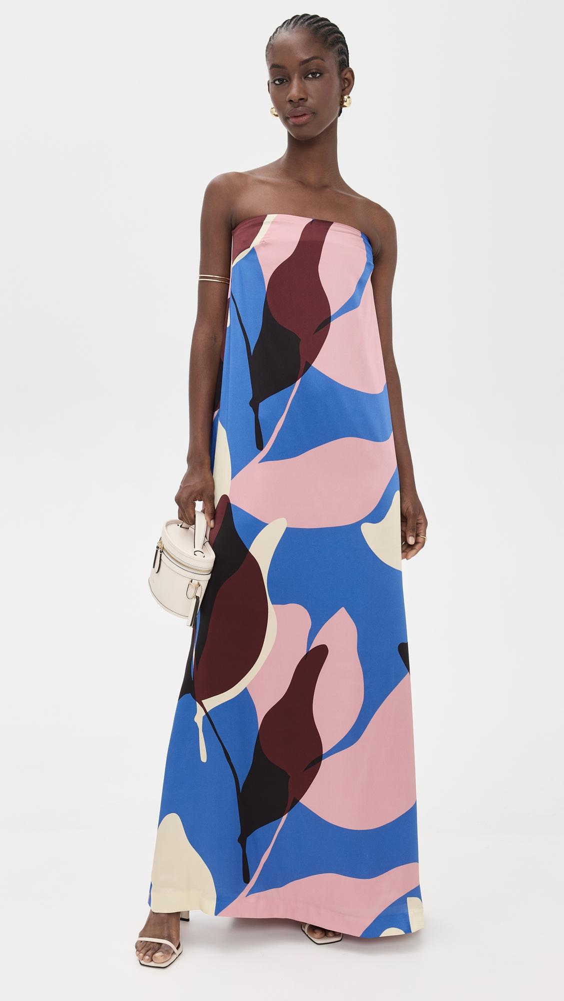 mika silk maxi dress