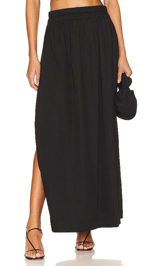 mikoh delia skirt in black.