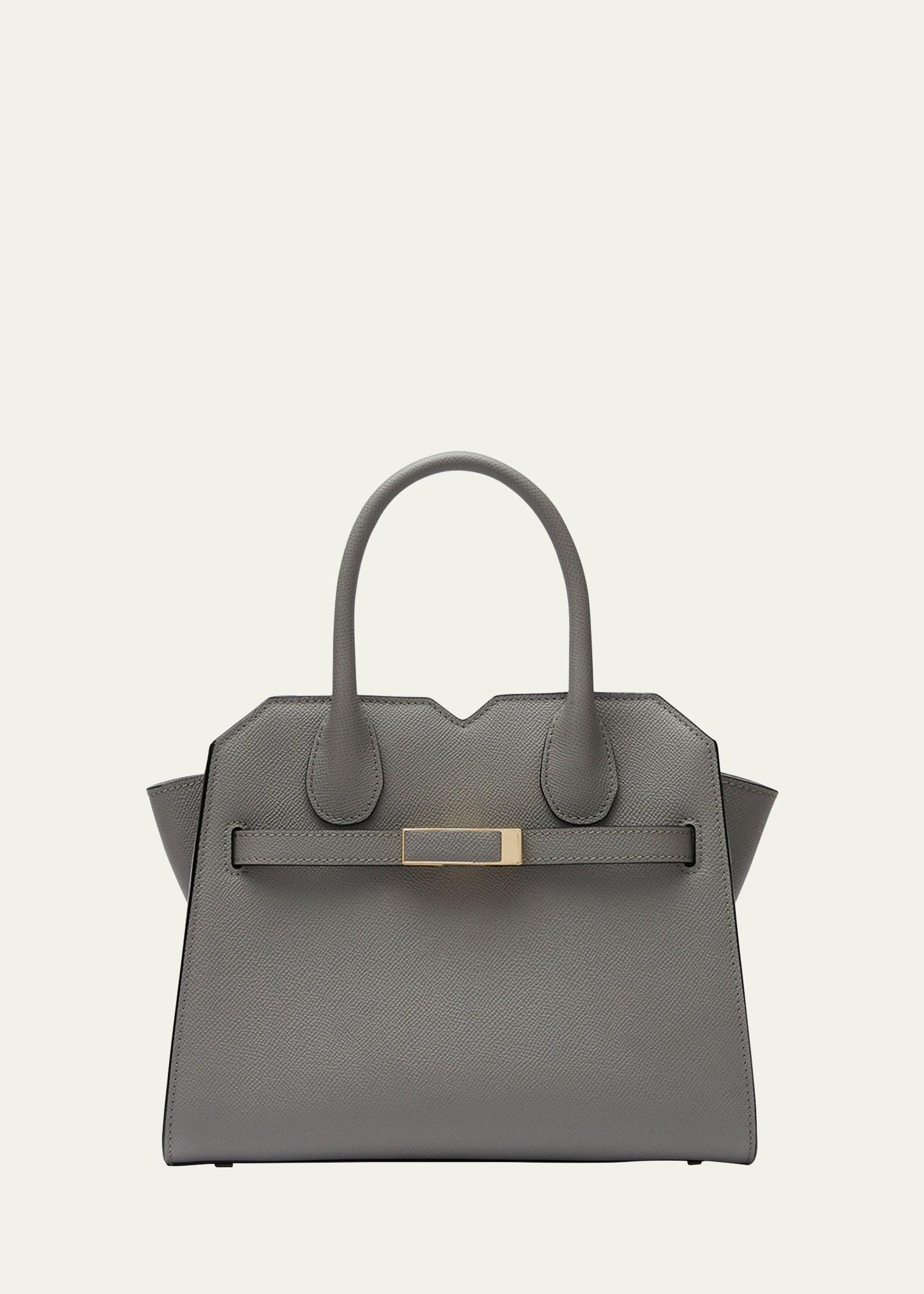 milano mini leather tote bag