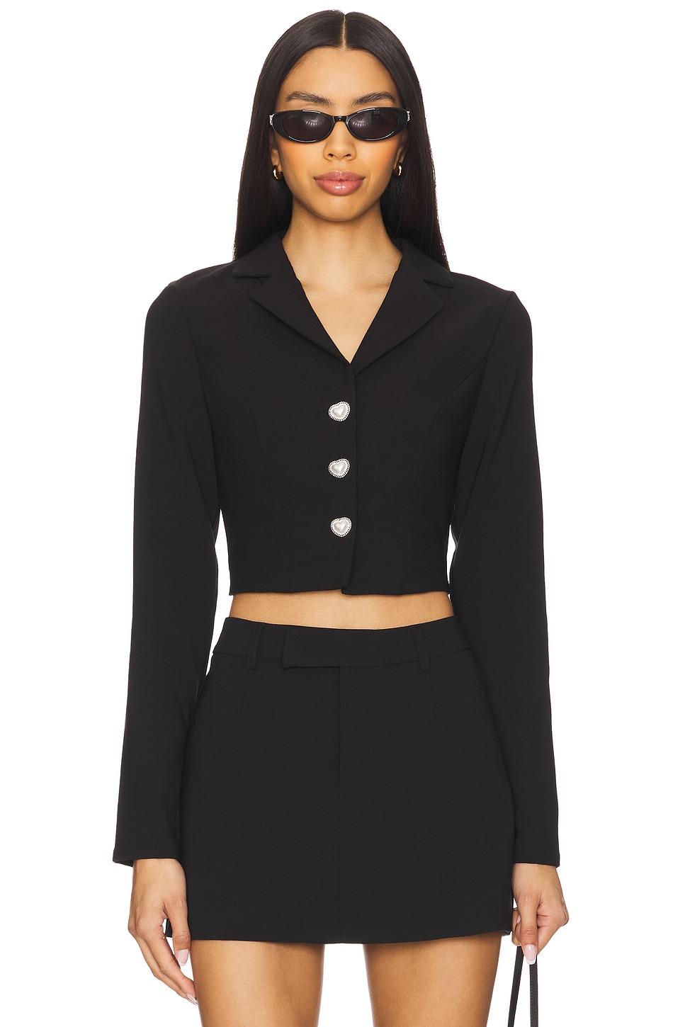 miley crop blazer