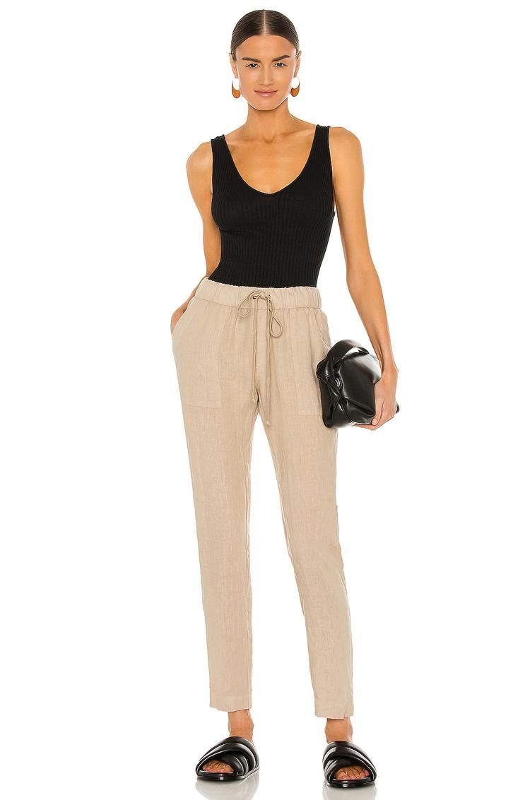military rib u neck tank