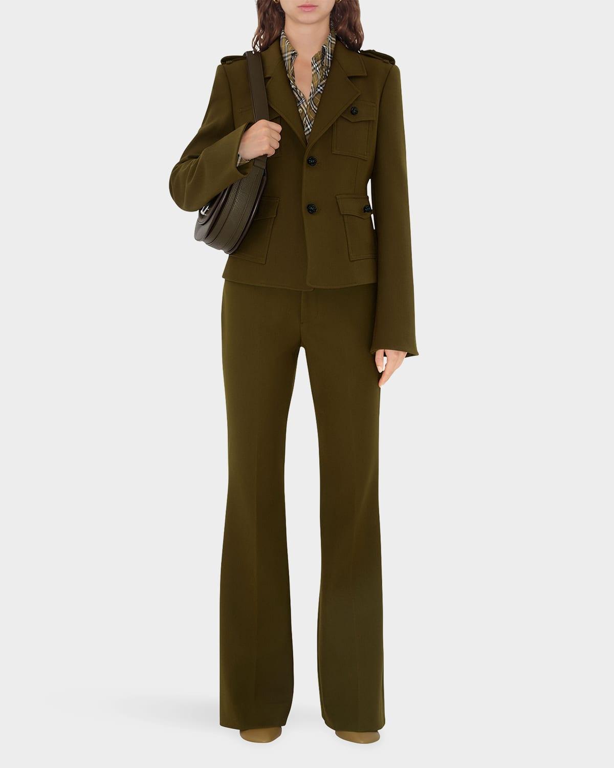 military structured jacket