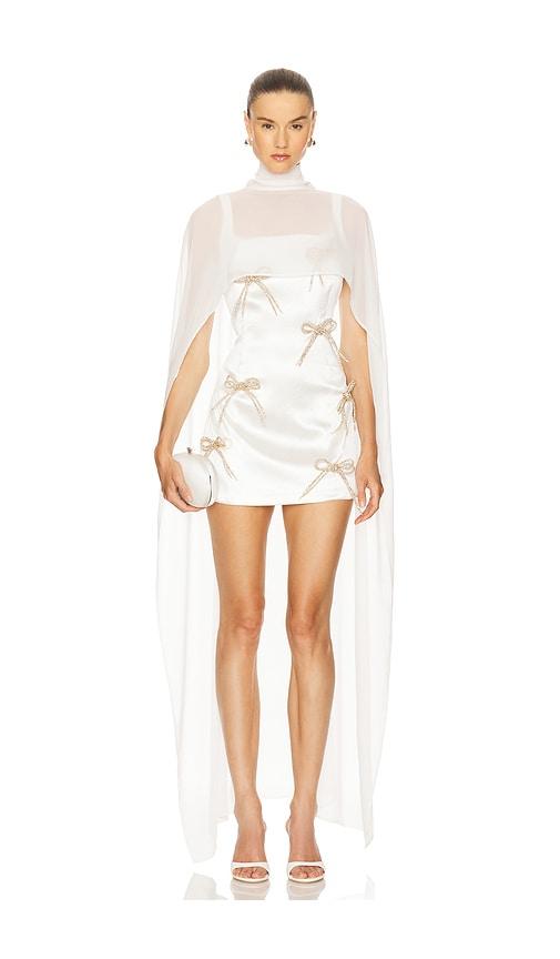 milkwhite x revolve cape in white.