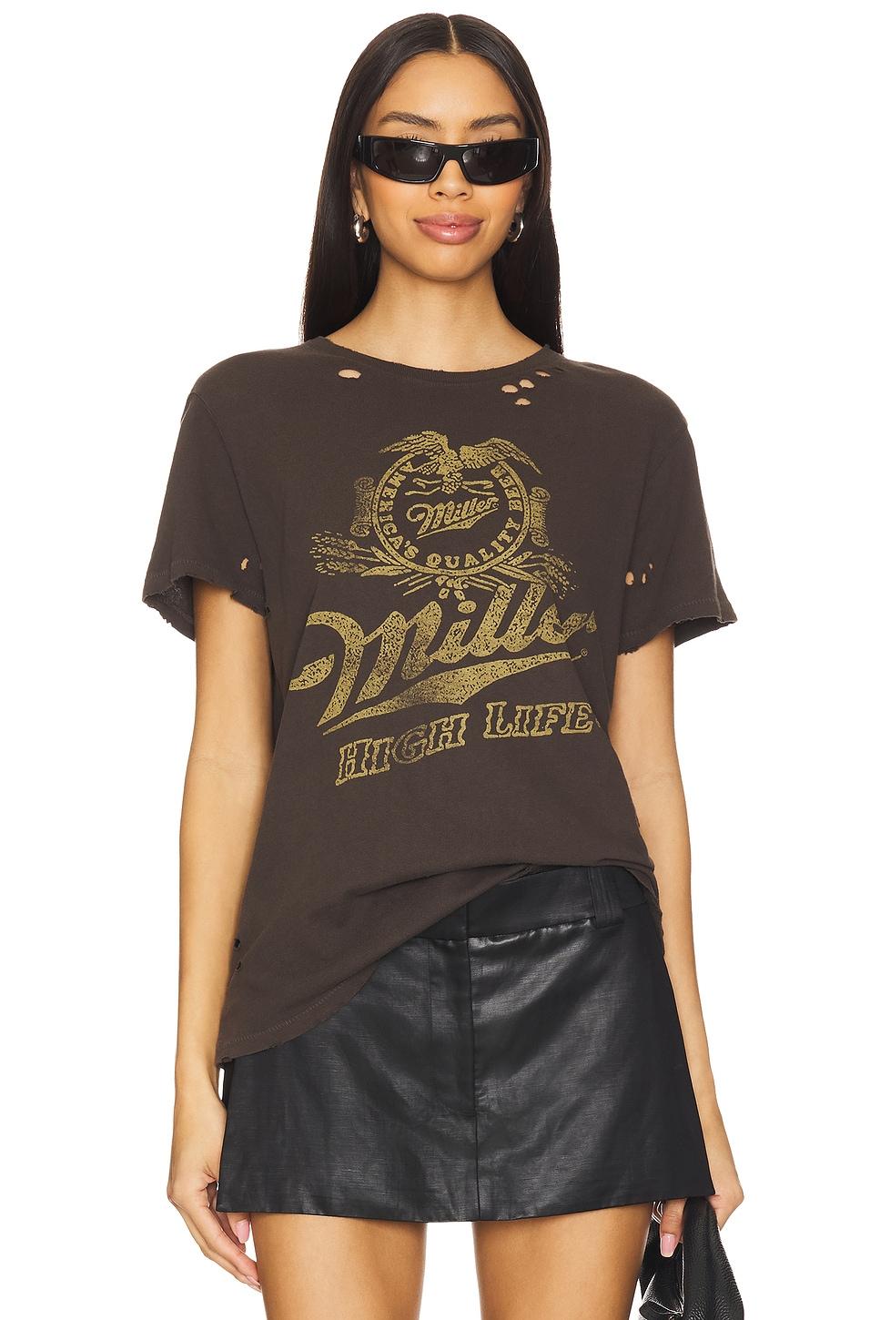 miller high life vintage destroy tee